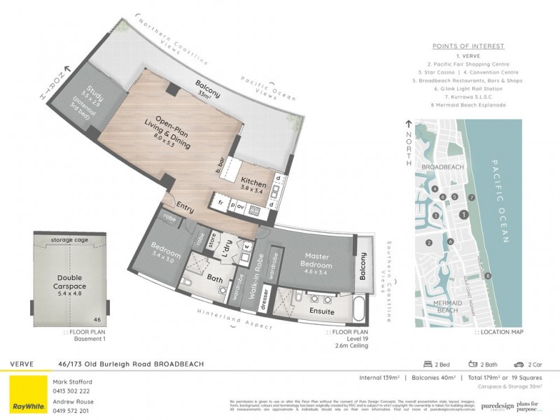 46/173 Old Burleigh Road, Broadbeach QLD 4218 Floorplan