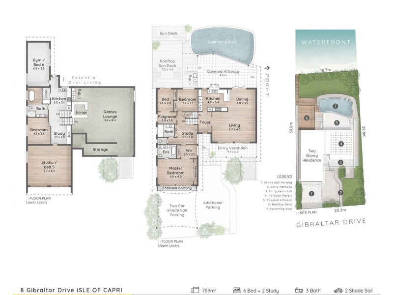 8 Gibraltar Drive, Isle Of Capri QLD 4217 Floorplan