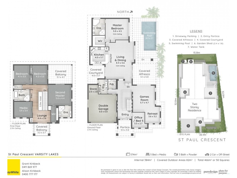 10 St Paul Crescent, Varsity Lakes QLD 4227 Floorplan
