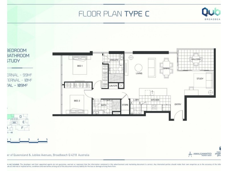 Broadbeach QLD 4218 Floorplan