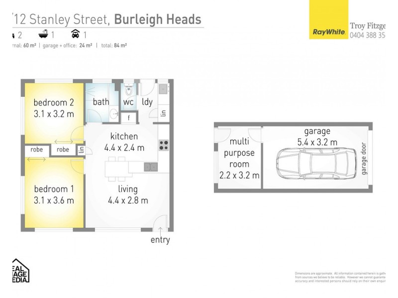 4/12-14 Stanley Street, Burleigh Heads QLD 4220 Floorplan