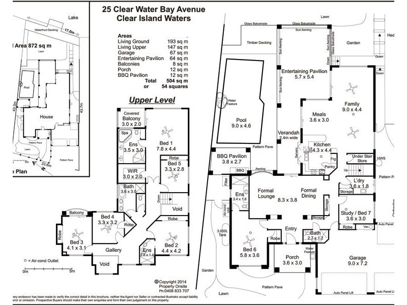 25 Clear Water Bay Avenue, Clear Island Waters QLD 4226 Floorplan
