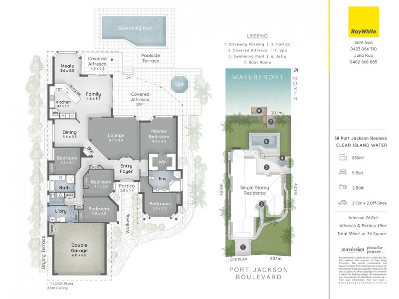 38 Port Jackson Boulevard, Clear Island Waters QLD 4226 Floorplan