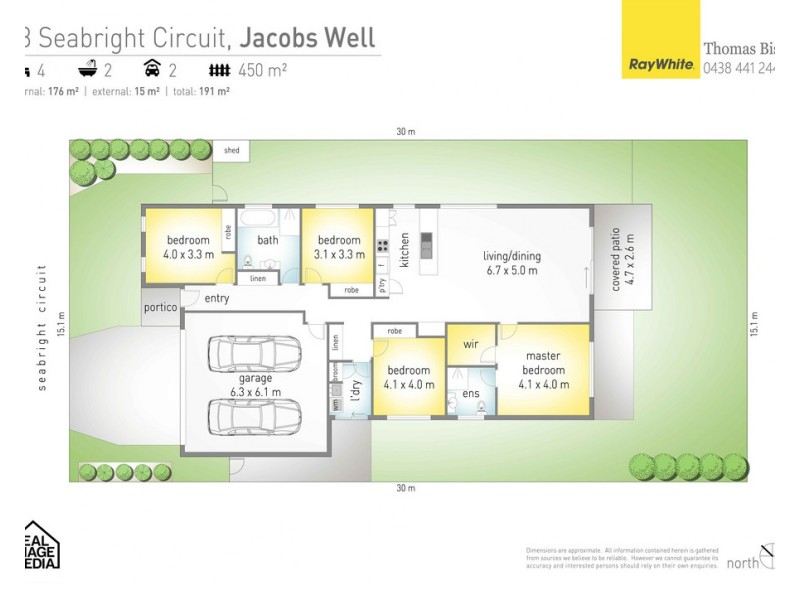 13 Seabright Circuit, Jacobs Well QLD 4208 Floorplan