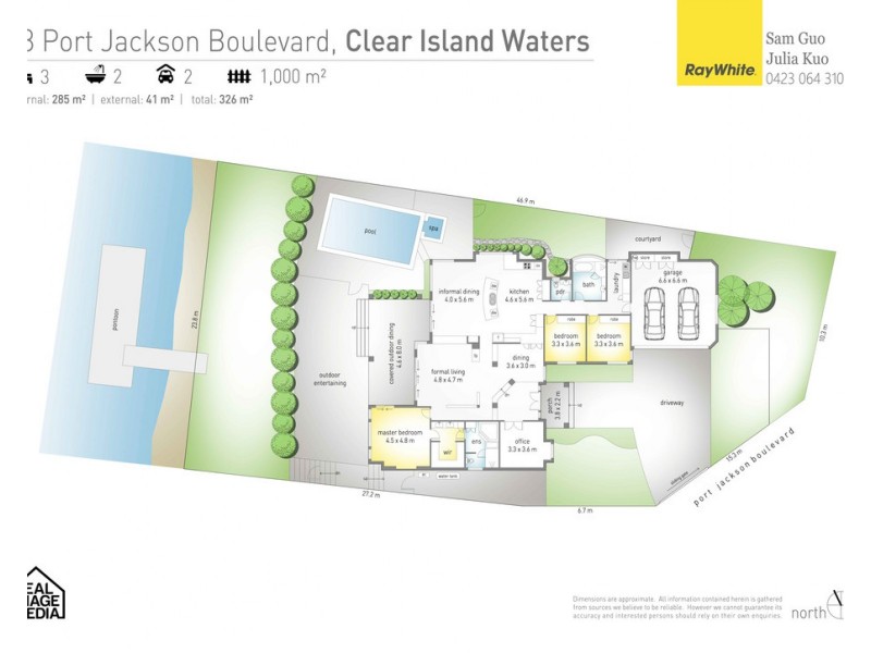 48 Port Jackson Boulevard, Clear Island Waters QLD 4226 Floorplan