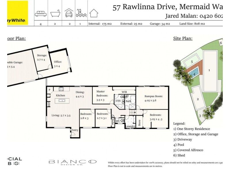 57 Rawlinna Drive, Mermaid Waters QLD 4218 Floorplan