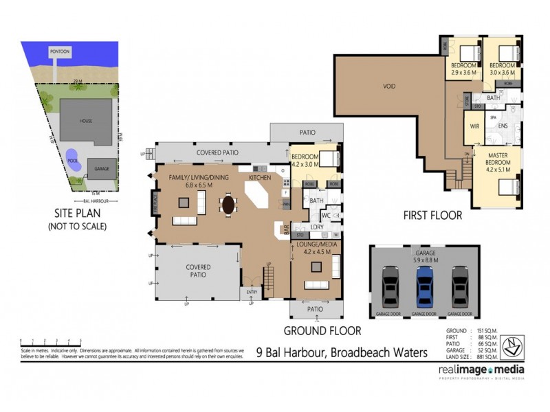 9 Bal Harbour, Broadbeach Waters QLD 4218 Floorplan