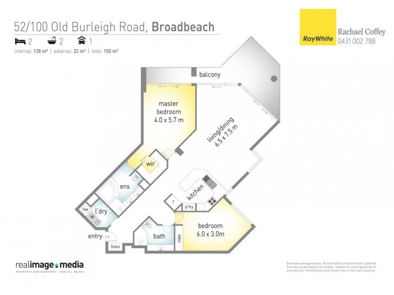 52 ‘Oceana On Broadbeach’ 100 Old Burleigh Road, Broadbeach QLD 4218 Floorplan
