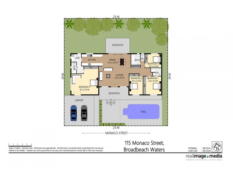 115 Monaco Street, Broadbeach Waters QLD 4218 Floorplan