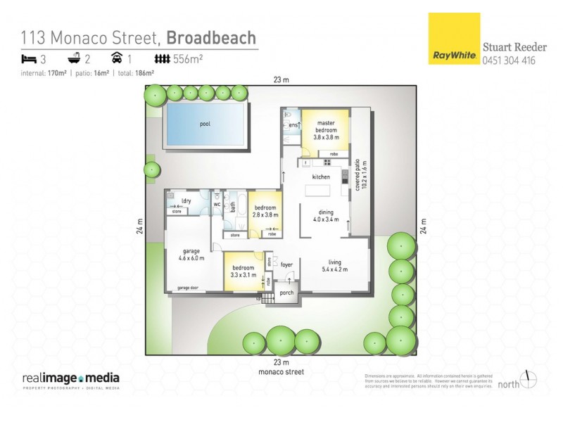 113 Monaco Street, Broadbeach Waters QLD 4218 Floorplan
