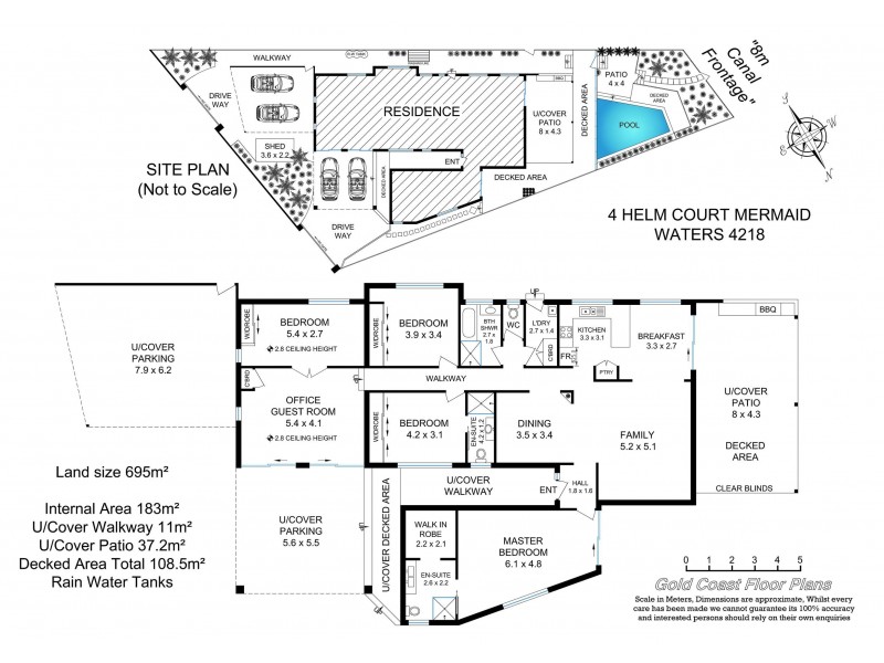 4 Helm Court, Mermaid Waters QLD 4218 Floorplan