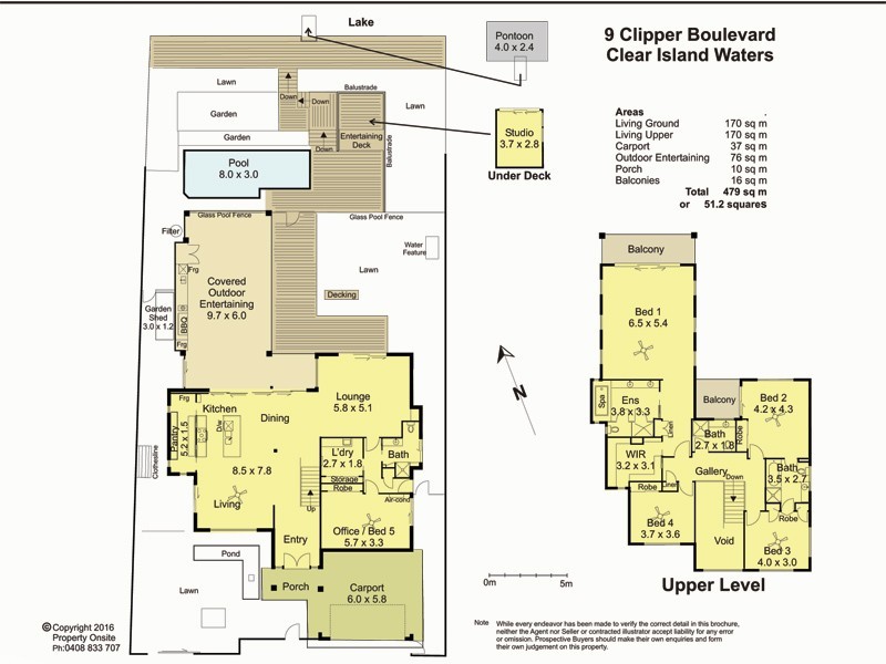 9 Clipper Boulevard, Clear Island Waters QLD 4226 Floorplan
