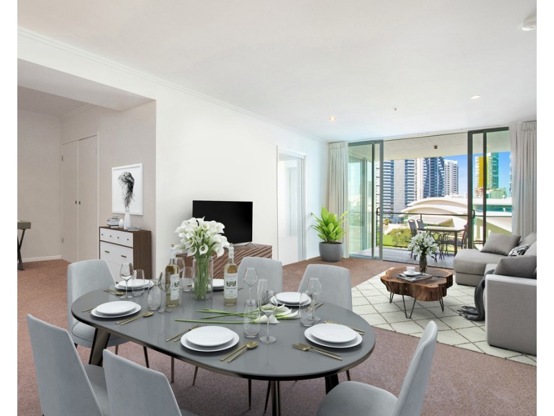 1411/33 T E Peters Drive ‘Freshwater Point’, Broadbeach Waters QLD 4218