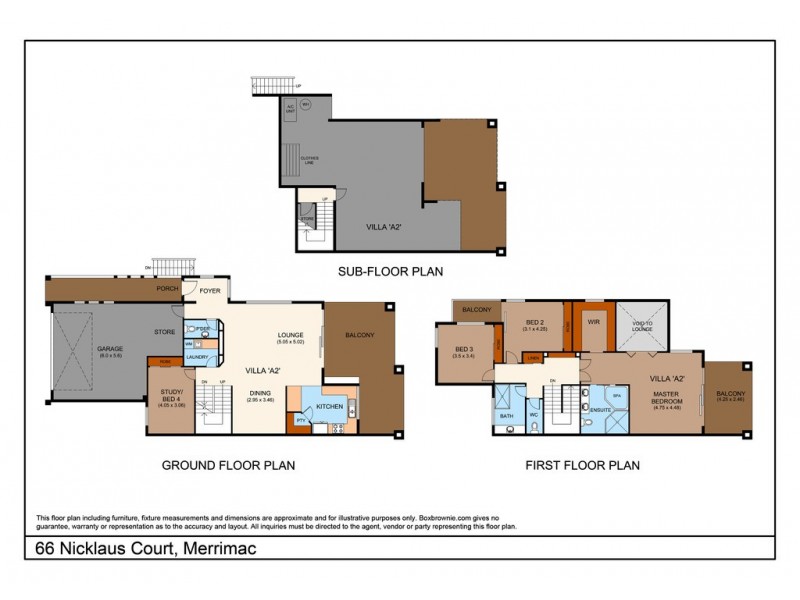 66 Nicklaus Court, Merrimac QLD 4226 Floorplan