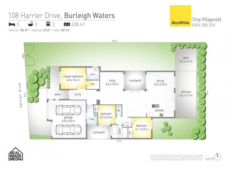 108 Harrier Drive, Burleigh Waters QLD 4220 Floorplan