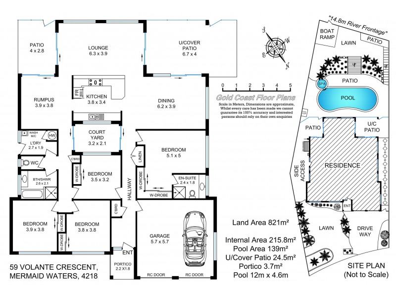 59 Volante Crescent, Mermaid Waters QLD 4218 Floorplan