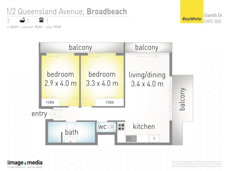 301/2 Queensland Avenue ‘Hi Ho’, Broadbeach QLD 4218