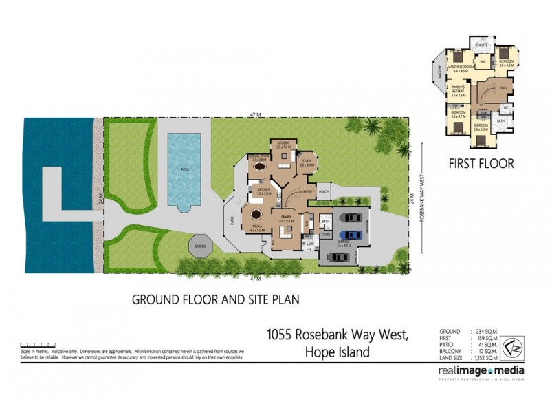 1055 Rosebank Way West, Hope Island QLD 4212 Floorplan