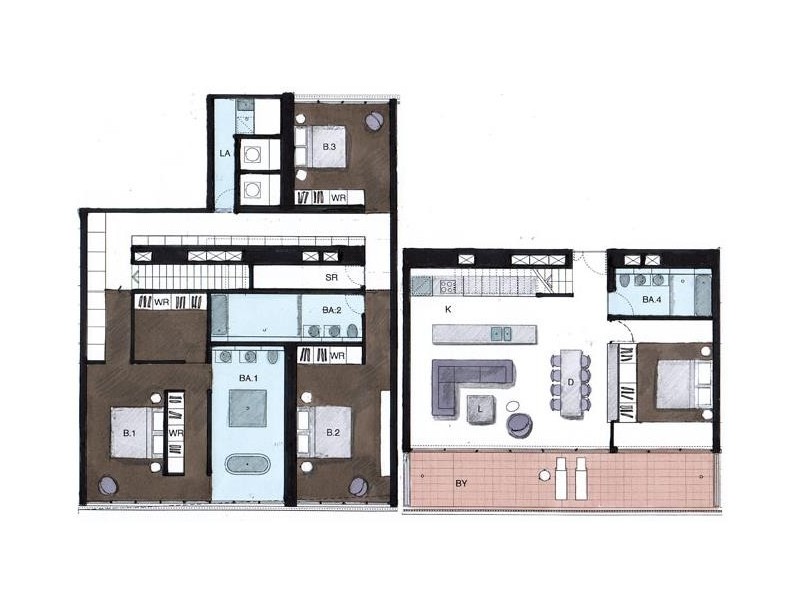 502 ‘Air on Broadbeach’ 159 Old Burleigh Road, Broadbeach QLD 4218 Floorplan