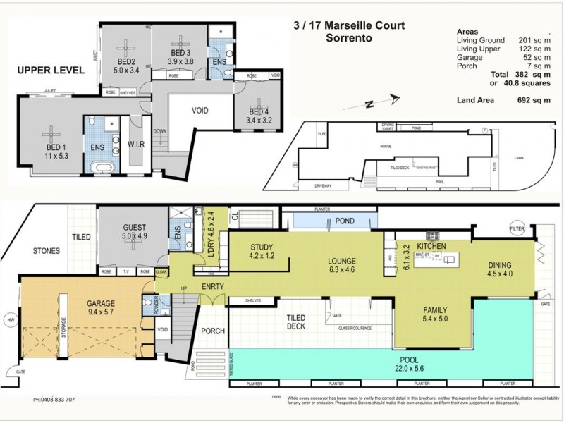 3/17 Marseille Court, Sorrento QLD 4217 Floorplan
