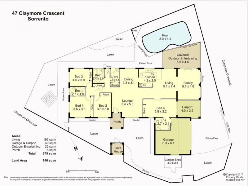 47 Claymore Crescent, Sorrento QLD 4217 Floorplan