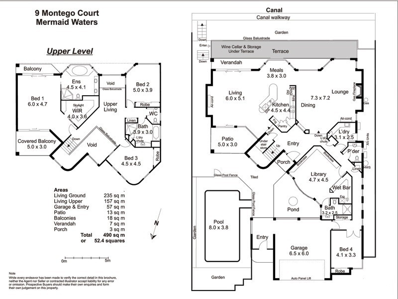 9 Montego Court, Mermaid Waters QLD 4218 Floorplan