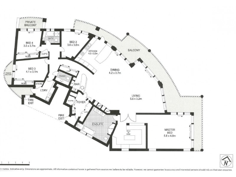 15 ‘Vogue’, 5 Broadbeach Boulevard, Broadbeach QLD 4218 Floorplan