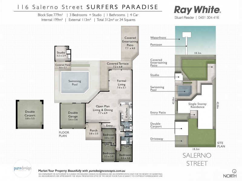 116 Salerno Street, Isle Of Capri QLD 4217 Floorplan