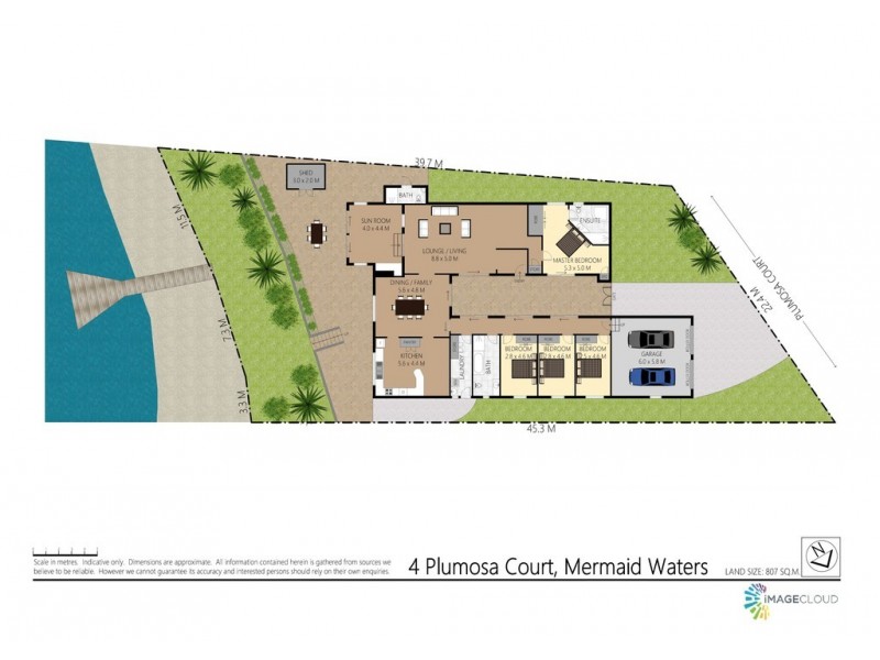 4 Plumosa Court, Mermaid Waters QLD 4218 Floorplan