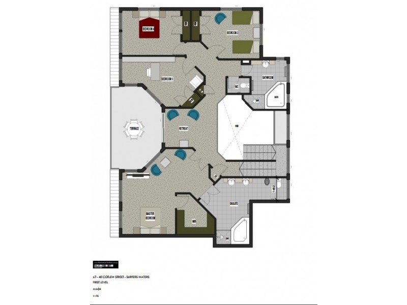 67 ‘Surfers Waters’ 40 Cotlew Street East, Southport QLD 4215 Floorplan