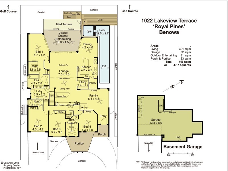 1022 Lakeview Terrace, Benowa QLD 4217 Floorplan