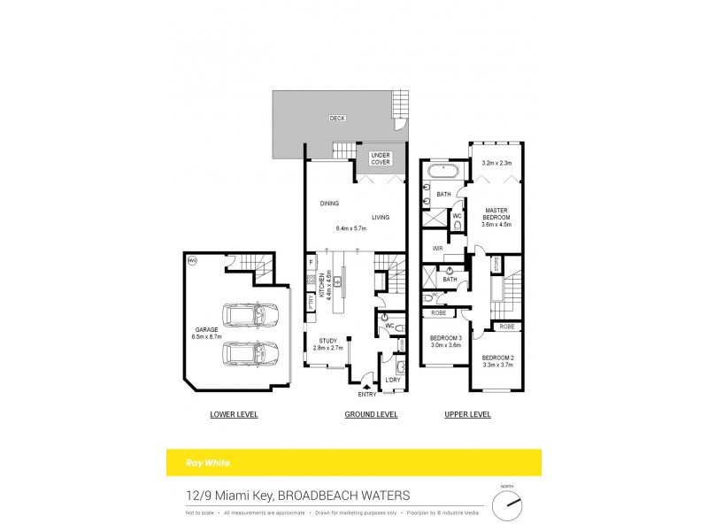 12/9 Miami Key, Broadbeach Waters QLD 4218 Floorplan