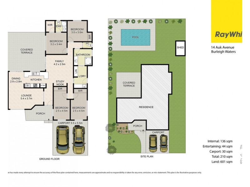 14 Auk Avenue, Burleigh Waters QLD 4220 Floorplan