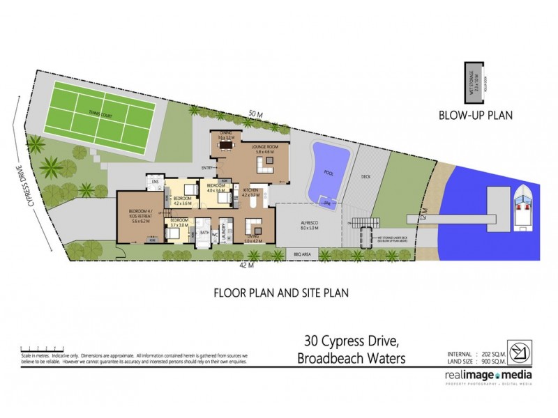30 Cypress Drive, Broadbeach Waters QLD 4218 Floorplan