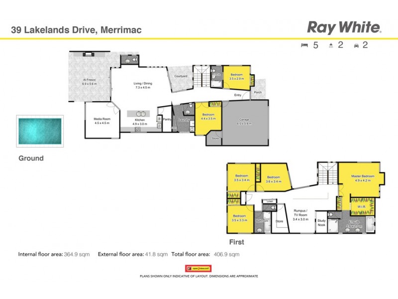 39 Lakelands Drive, Merrimac QLD 4226 Floorplan