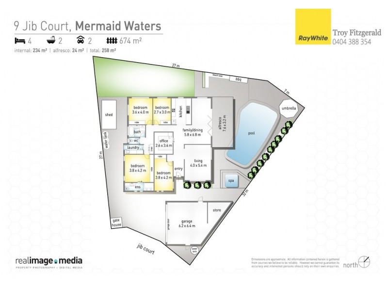 9 Jib Court, Mermaid Waters QLD 4218 Floorplan