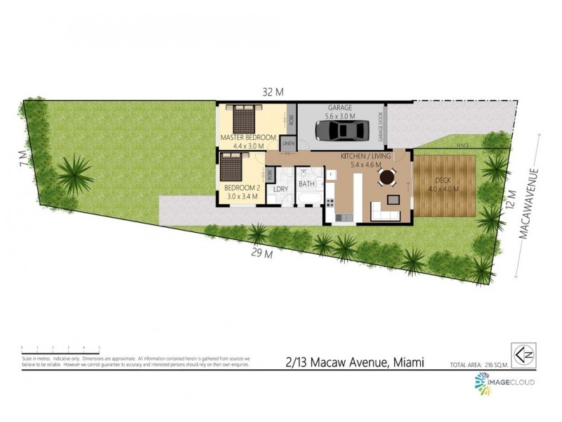 2/13 Macaw Avenue, Miami QLD 4220 Floorplan
