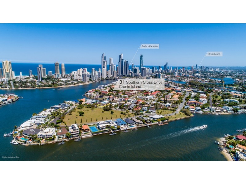 31 Southern Cross Drive, CRONIN ISLAND, Surfers Paradise QLD 4217