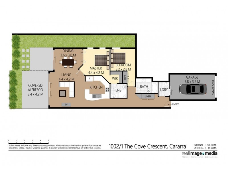 1002/1 The Cove Crescent, Carrara QLD 4211 Floorplan