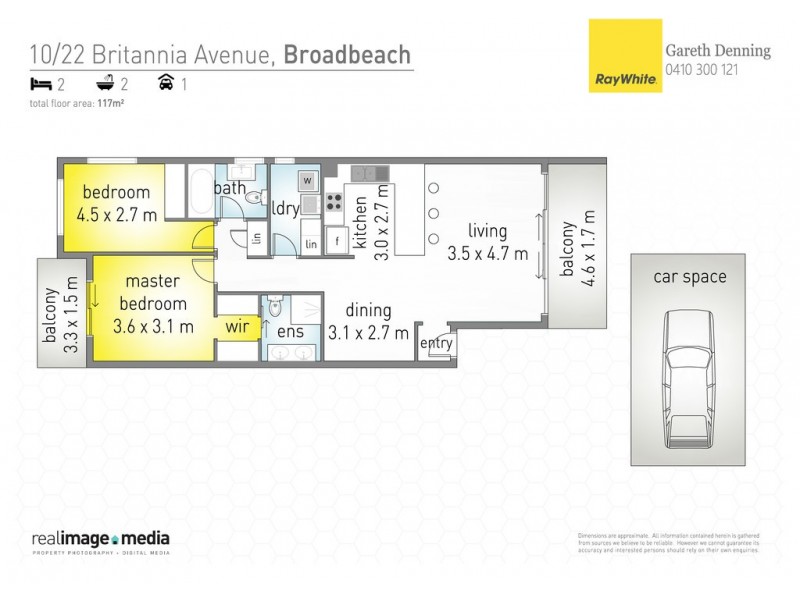 10 ‘San Remo’ 22 Britannia Avenue, Broadbeach QLD 4218 Floorplan