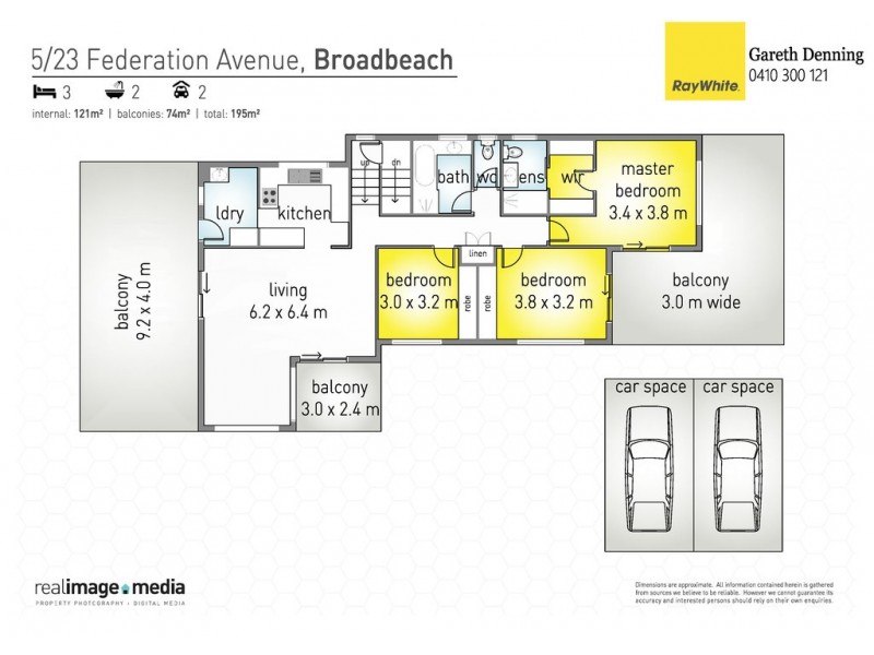 5 ‘Sunny-Lea’ 23 Federation Avenue, Broadbeach QLD 4218 Floorplan