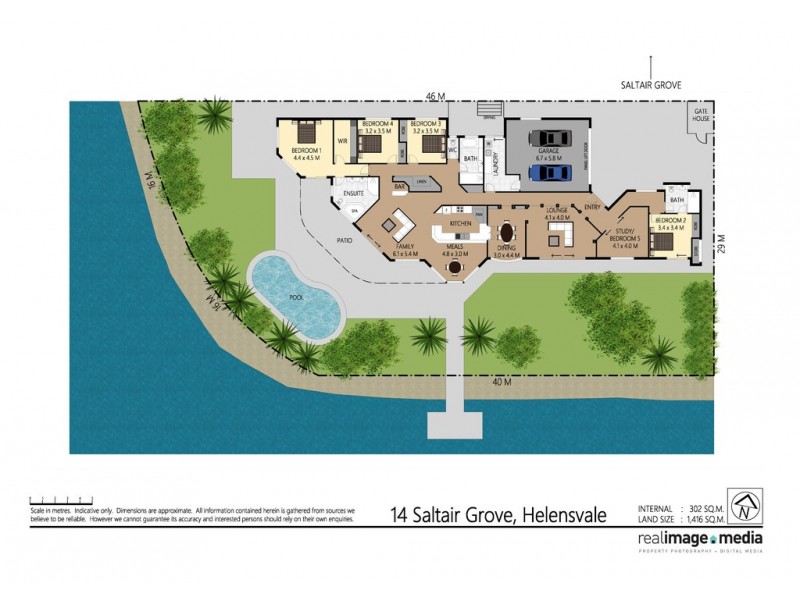 14 Saltair Grove, Helensvale QLD 4212 Floorplan