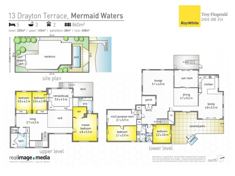 13 Drayton Terrace, Mermaid Waters QLD 4218 Floorplan