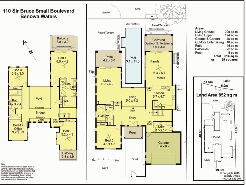 110 Sir Bruce Small Boulevard, Benowa Waters QLD 4217 Floorplan