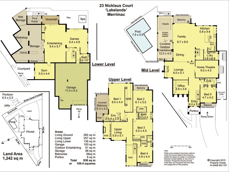 23 ‘Lakelands Golf Club’ Nicklaus Court, Merrimac QLD 4226 Floorplan