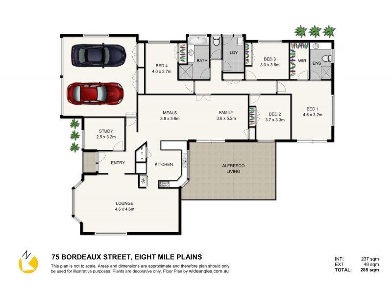75 Bordeaux Street, Eight Mile Plains QLD 4113 Floorplan