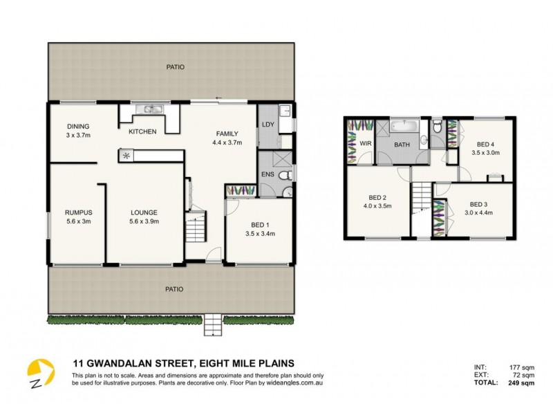 11 Gwandalan Street, Eight Mile Plains QLD 4113 Floorplan