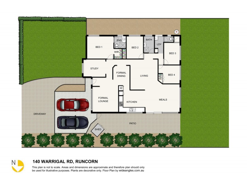 140 Warrigal Road, Runcorn QLD 4113 Floorplan