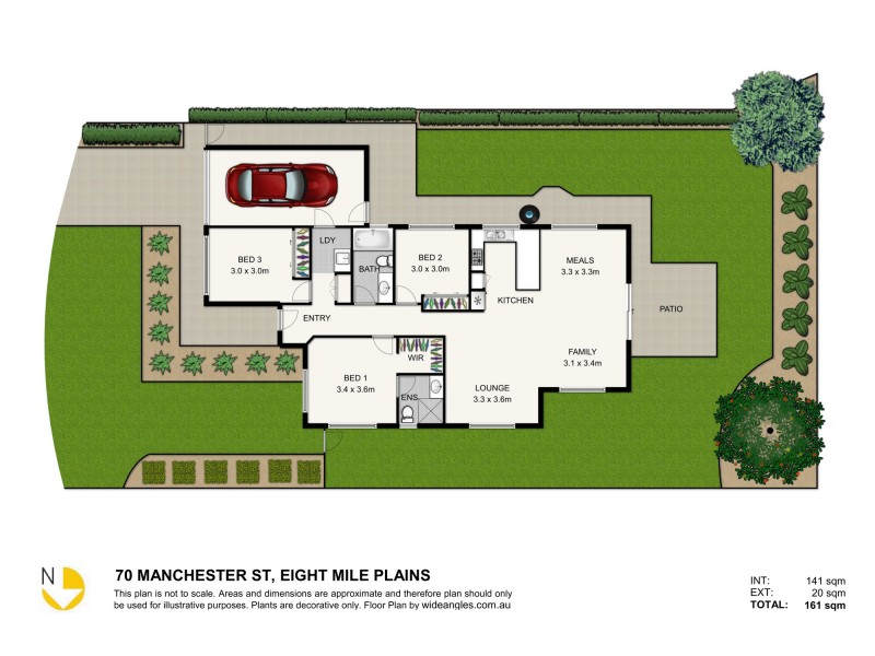 70 Manchester Street, Eight Mile Plains QLD 4113 Floorplan