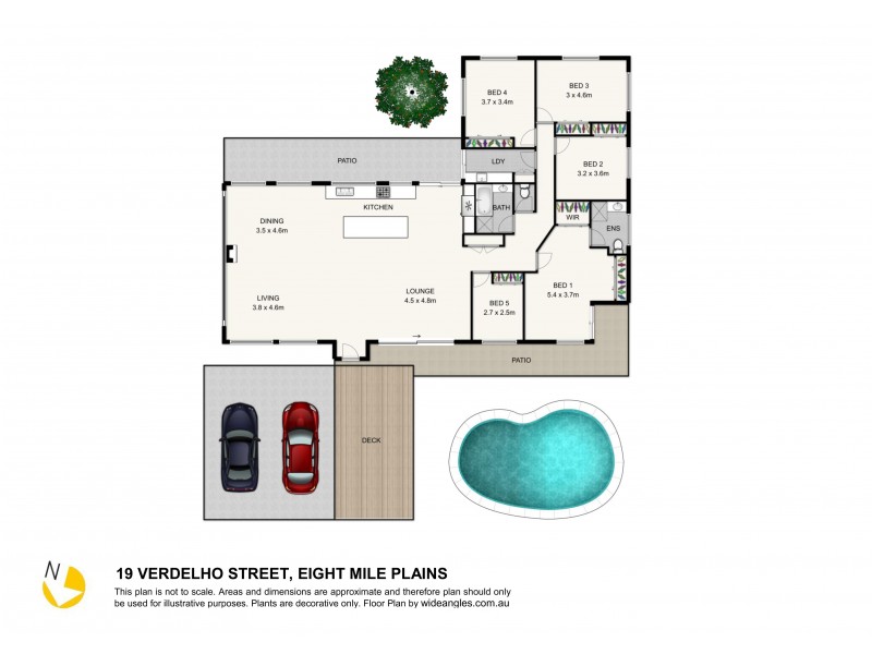 19 Verdelho Street, Eight Mile Plains QLD 4113 Floorplan